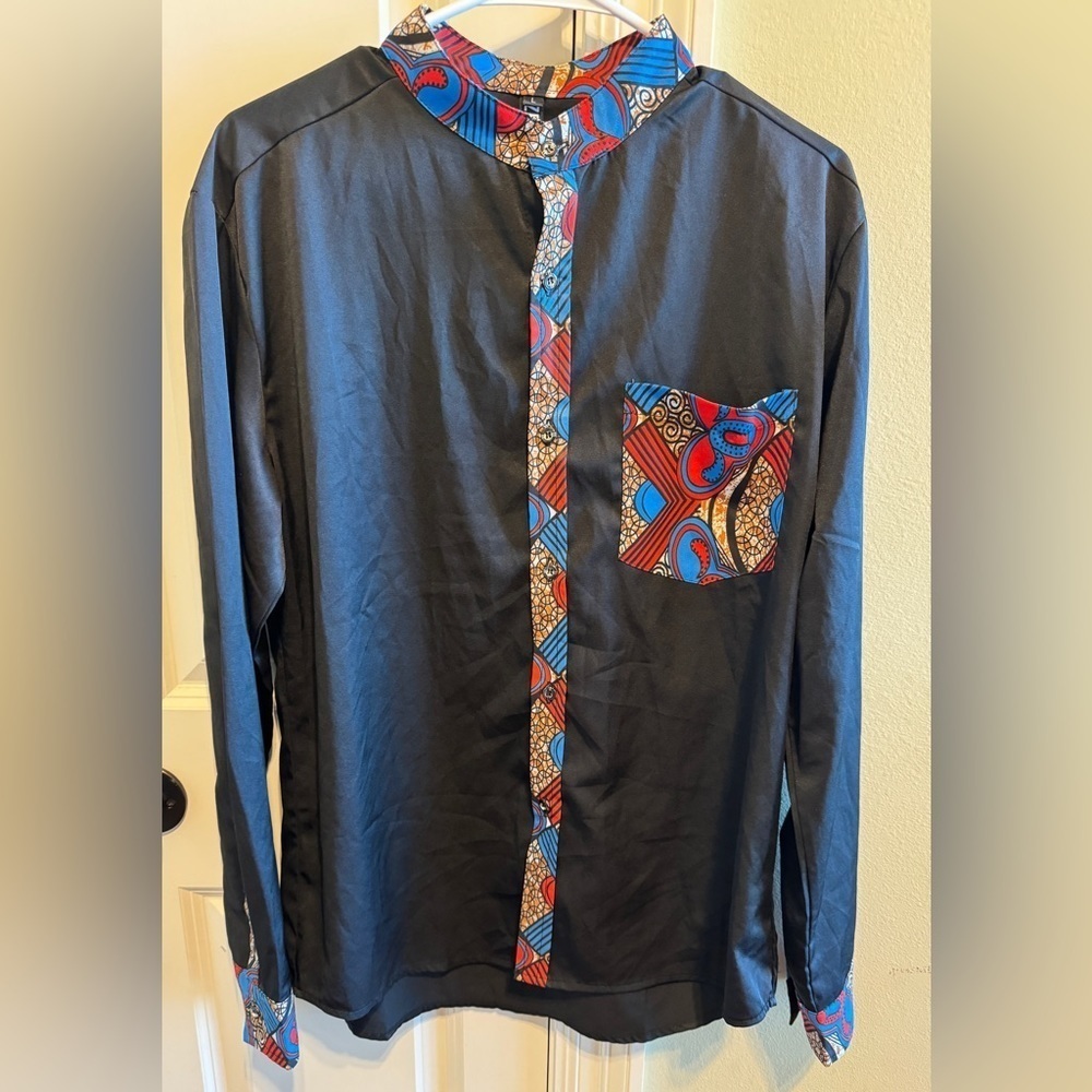 Zeroyaa Men’s Long Sleeve Shirt Shirt Sz L